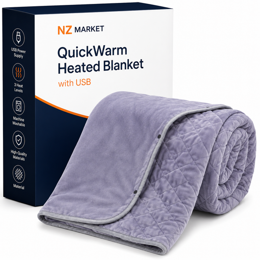 QuickWarm Heated Blanket with USB