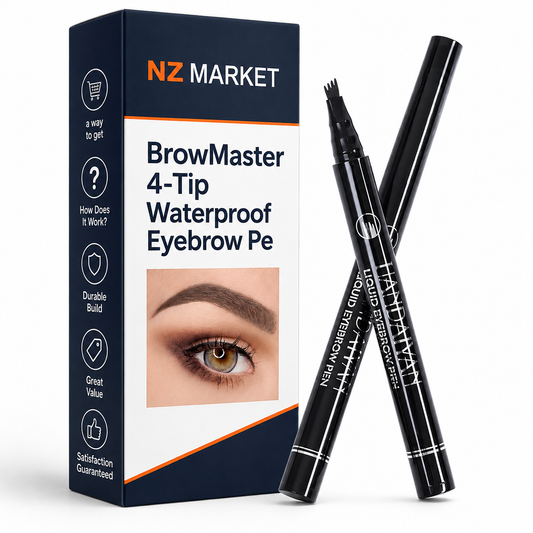 BrowMaster 4-Tip Waterproof Eyebrow Pen