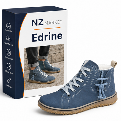 Edrine - Timelessly elegant leather boots with a charming vintage look
