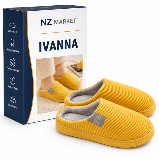 IVANNA - Comfortable and stylish warm slippers for women