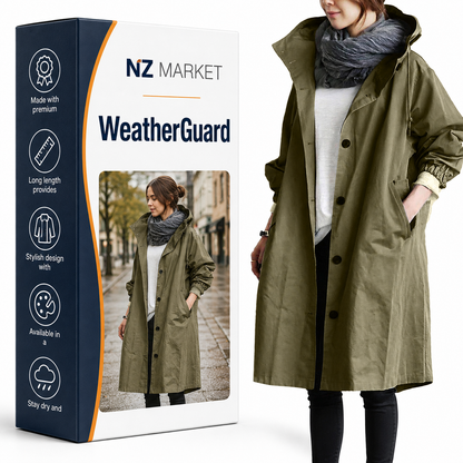 WeatherGuard - Stylish Windbreaker Trenchcoat