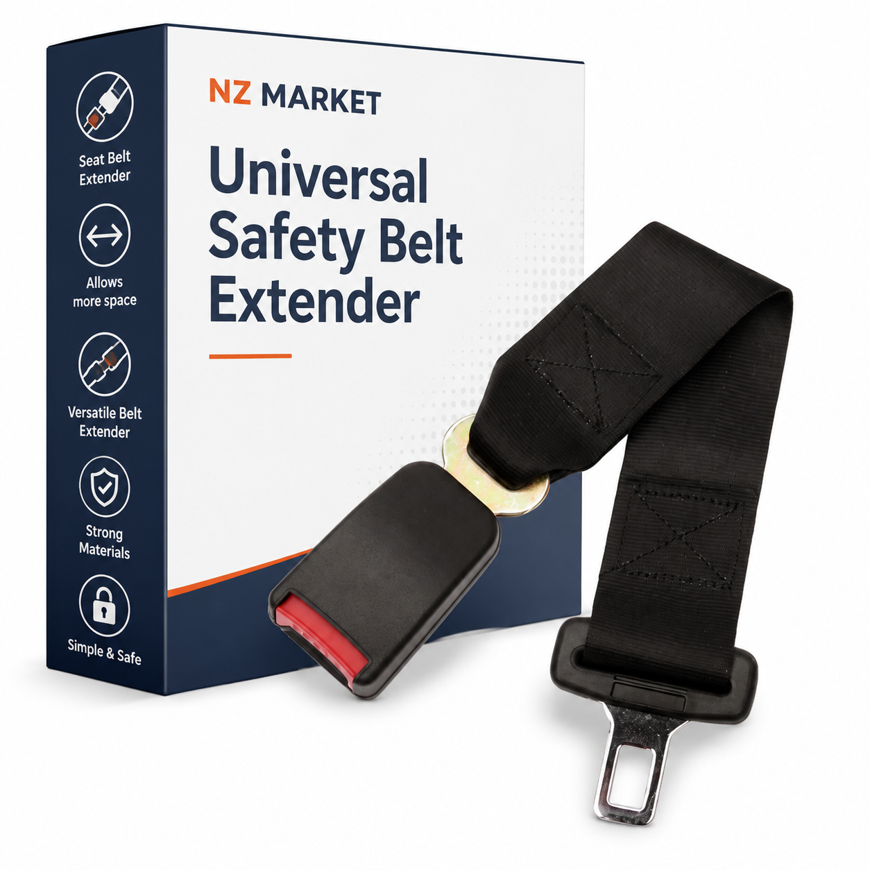 Universal Safety Belt Extender