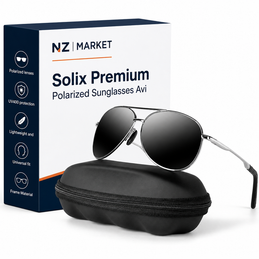 Solix Premium Polarized Sunglasses Aviator