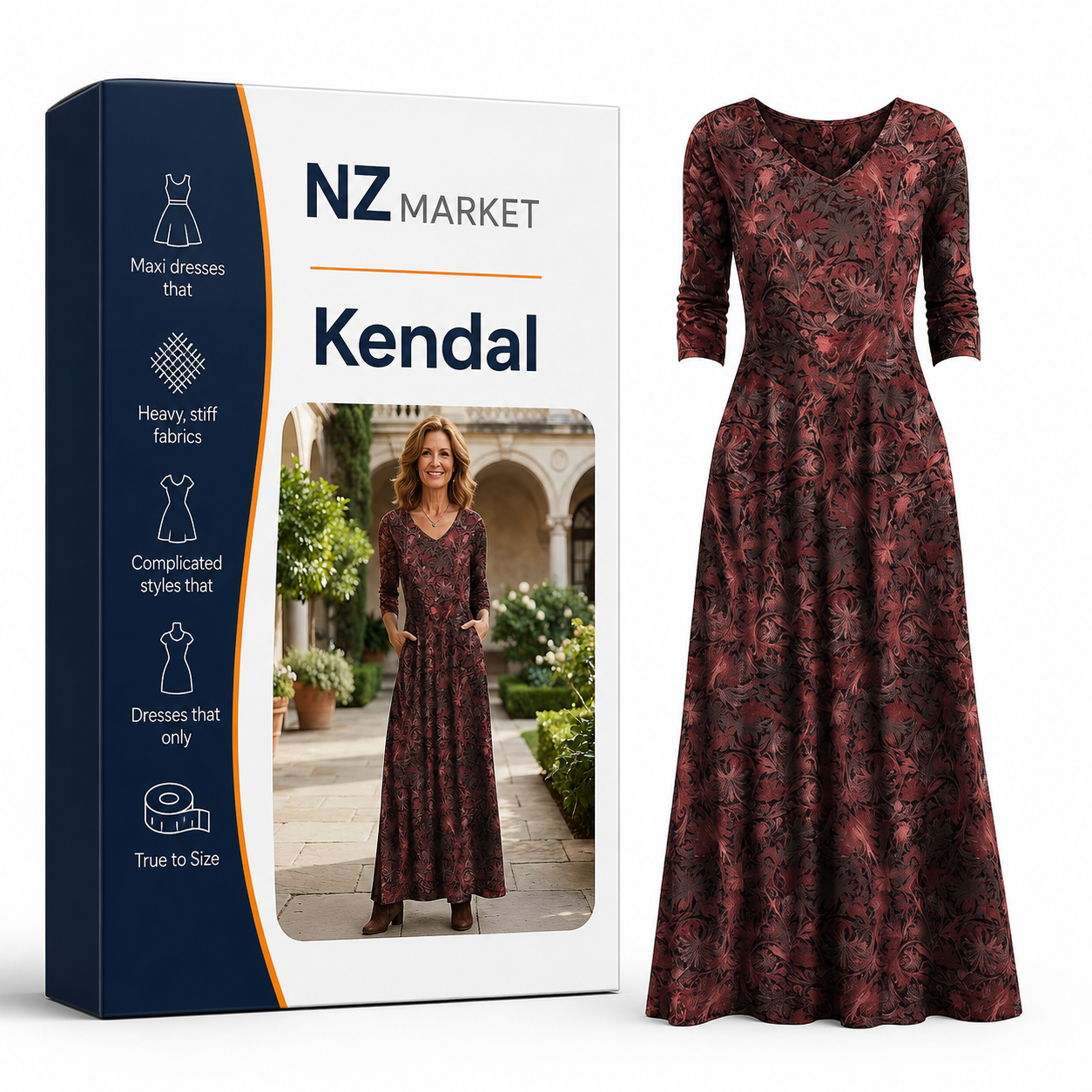 Kendal | Floral Maxi Dress