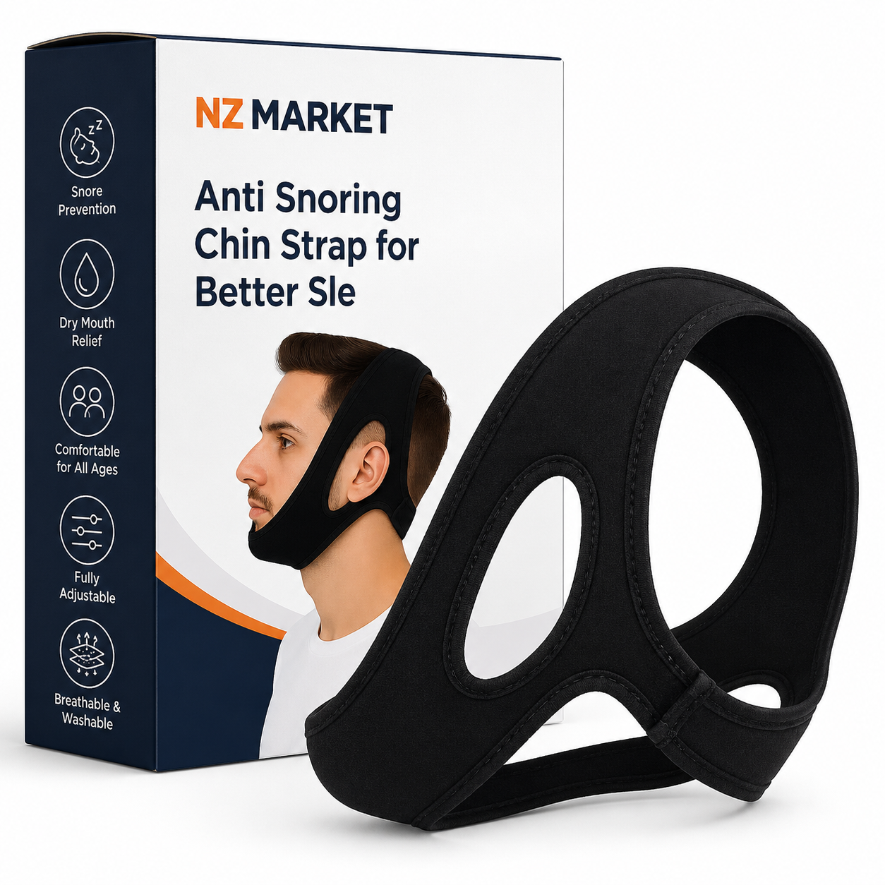 Anti Snoring Chin Strap for Better Sleep Posture