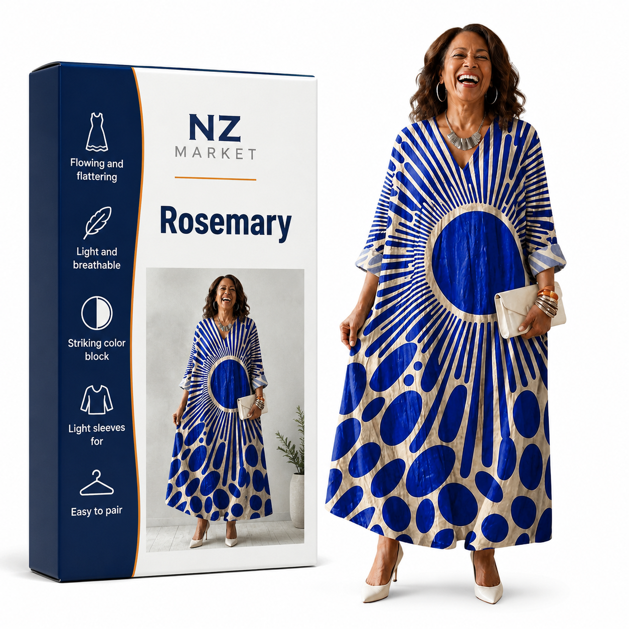 Rosemary - Women's Vibrant and Comfortable Dress