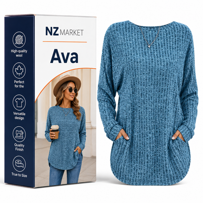 Ava - Elegant Wool Spring Sweater for Stylish Days