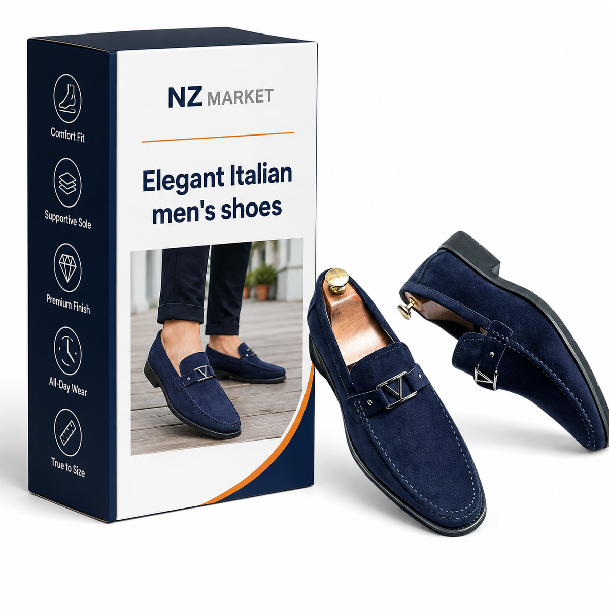 Elegant Italian men's shoes - Wesley