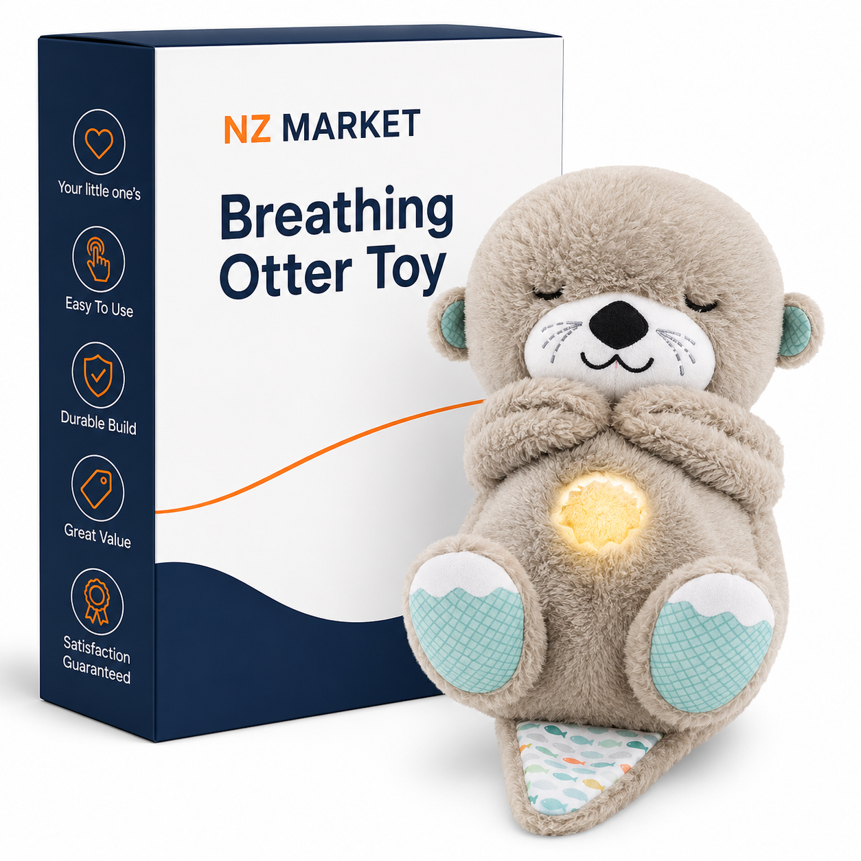 Nzmarket Breathing Otter Toy