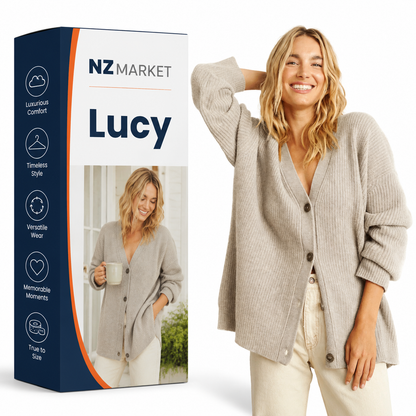 Lucy - Elegant Cashmere Cardigan