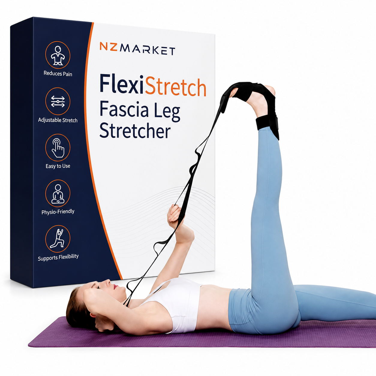 FlexiStretch Fascia Leg Stretcher