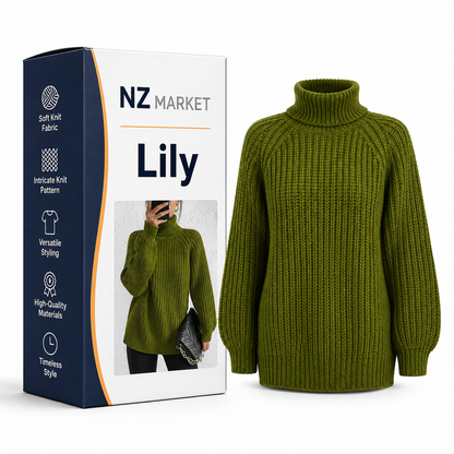 Lily - Knitted Turtleneck Sweater