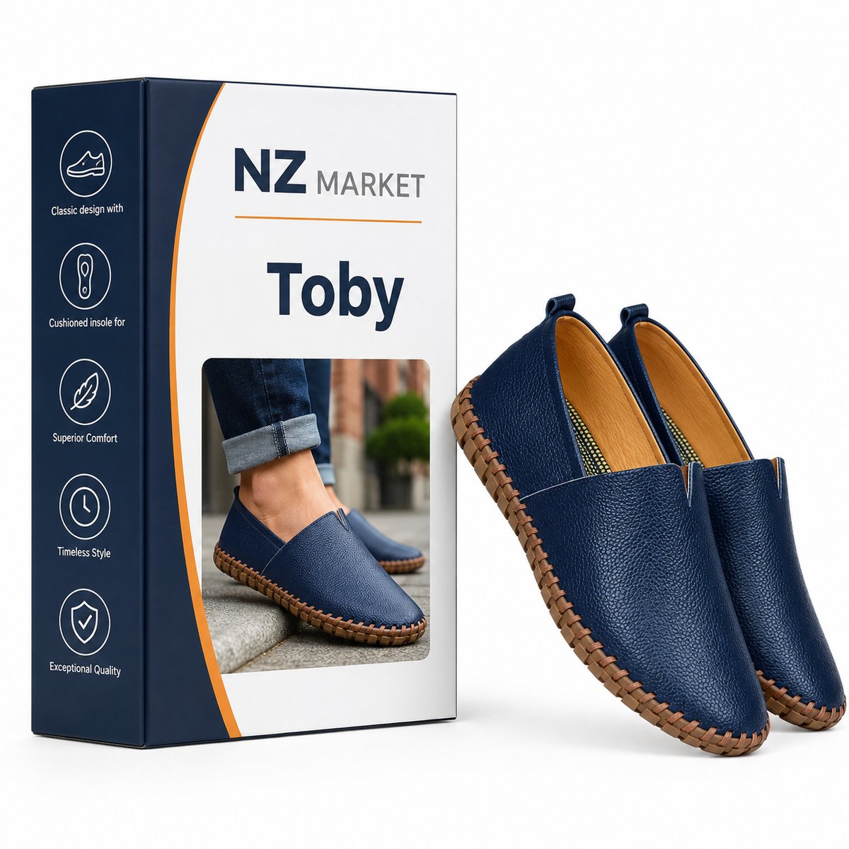 Toby - Genuine Leather Loafer