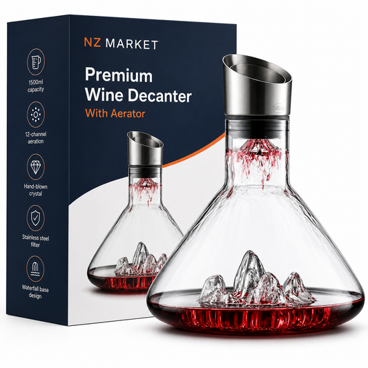 Premium Wine Decanter With Aerator - 1500ml