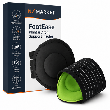FootEase Plantar Arch Support Insoles - Cushioning for All-Day Wear
