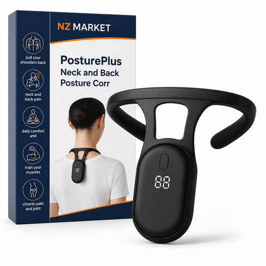 PosturePlus Neck and Back Posture Corrector - Vibration Feedback