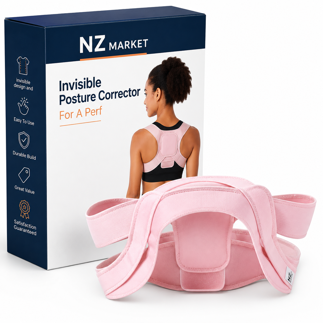 Invisible Posture Corrector For A Perfect, Comfortable Posture