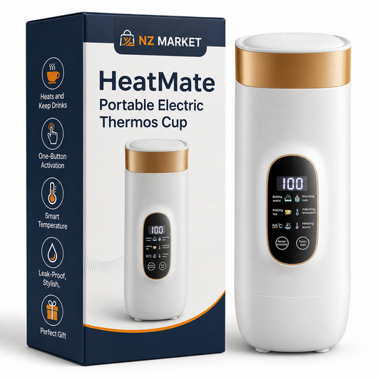 HeatMate Portable Electric Thermos Cup