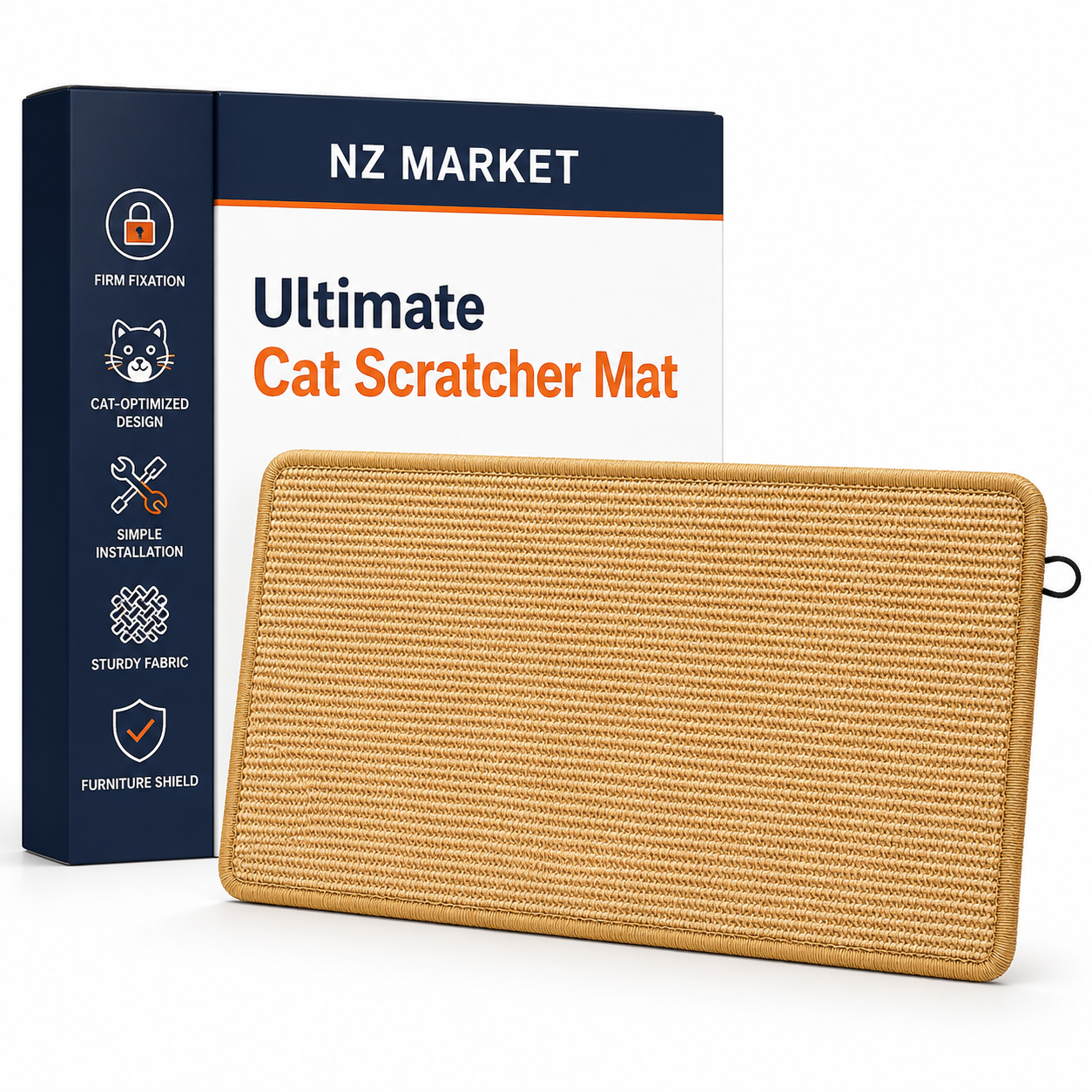 Ultimate Cat Scratcher Mat – Protects Furniture, Keeps Cats Happy