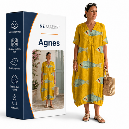 Agnes - Artistically Inspired Cotton Dress