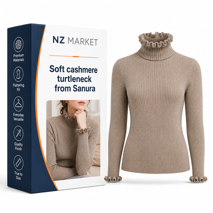 Soft cashmere turtleneck from Sanura - Luxury and Comfort in One!