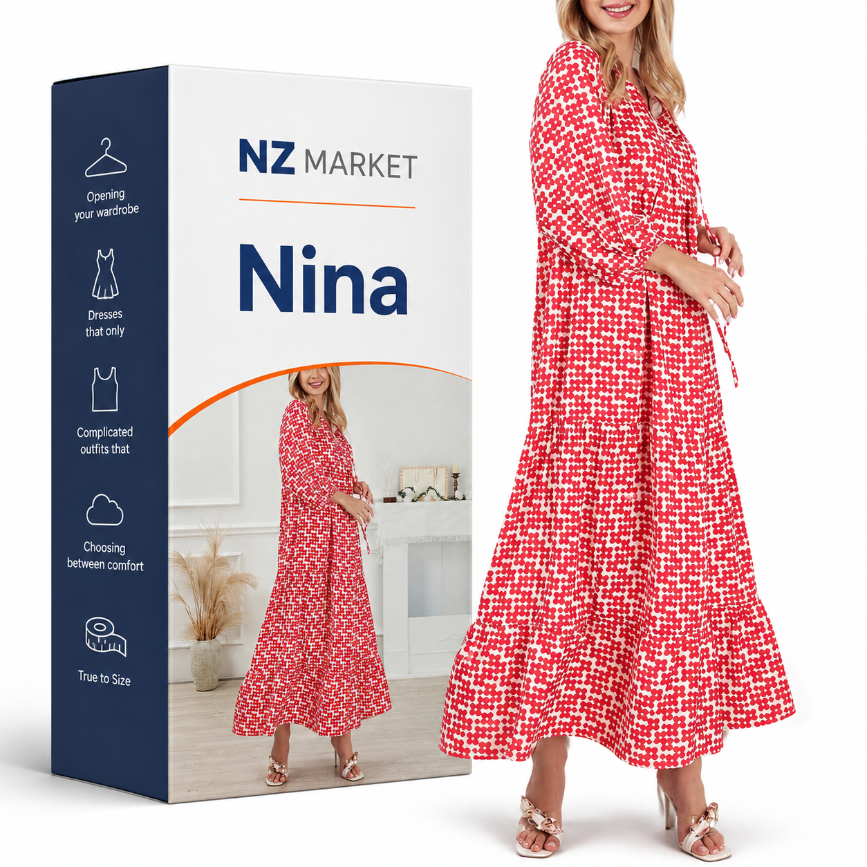 Nina | Floral Boho Maxi Dress