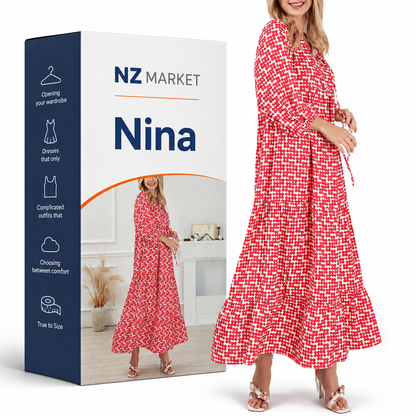 Nina | Floral Boho Maxi Dress