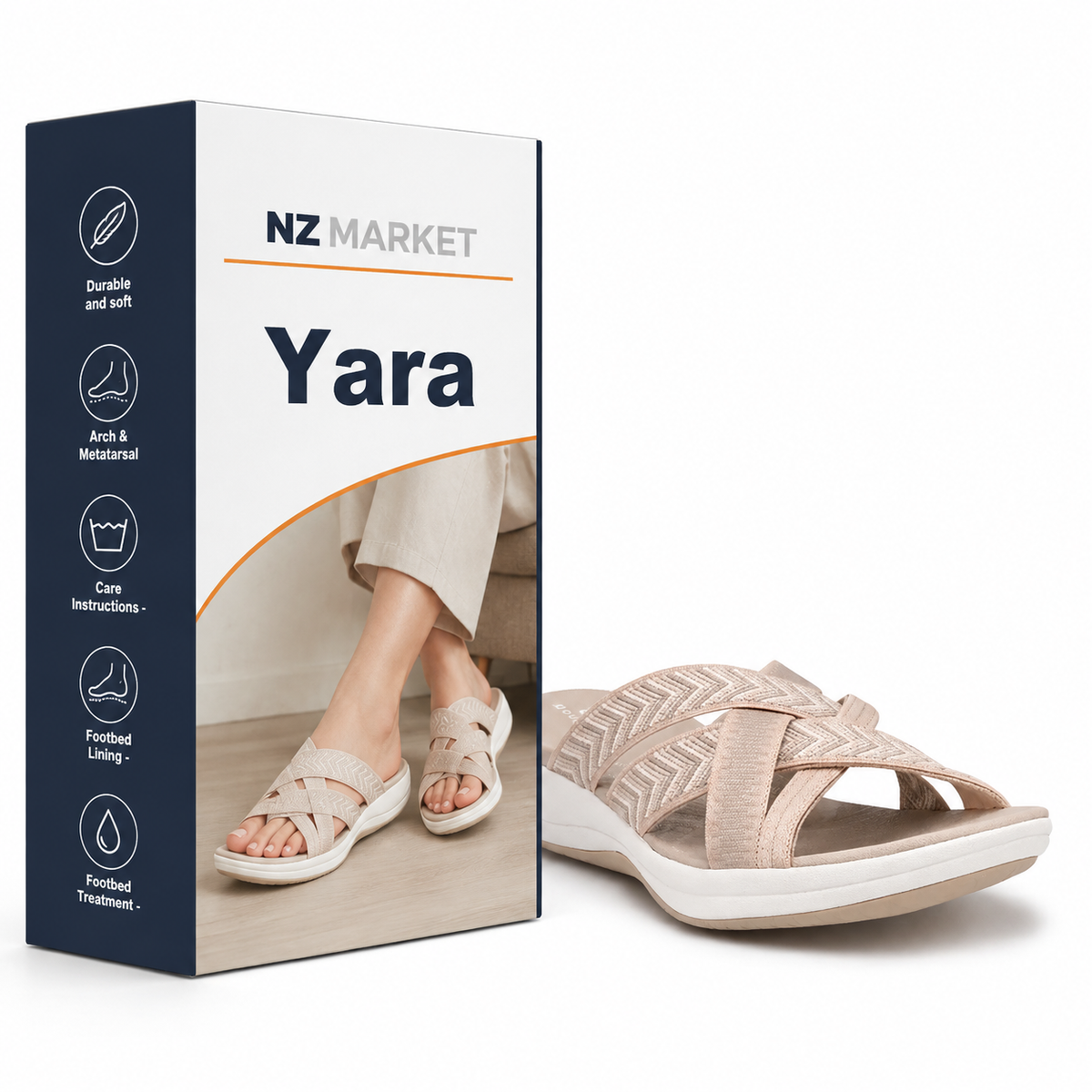 Yara - Breathable and Comfortable Orthopedic Sandals