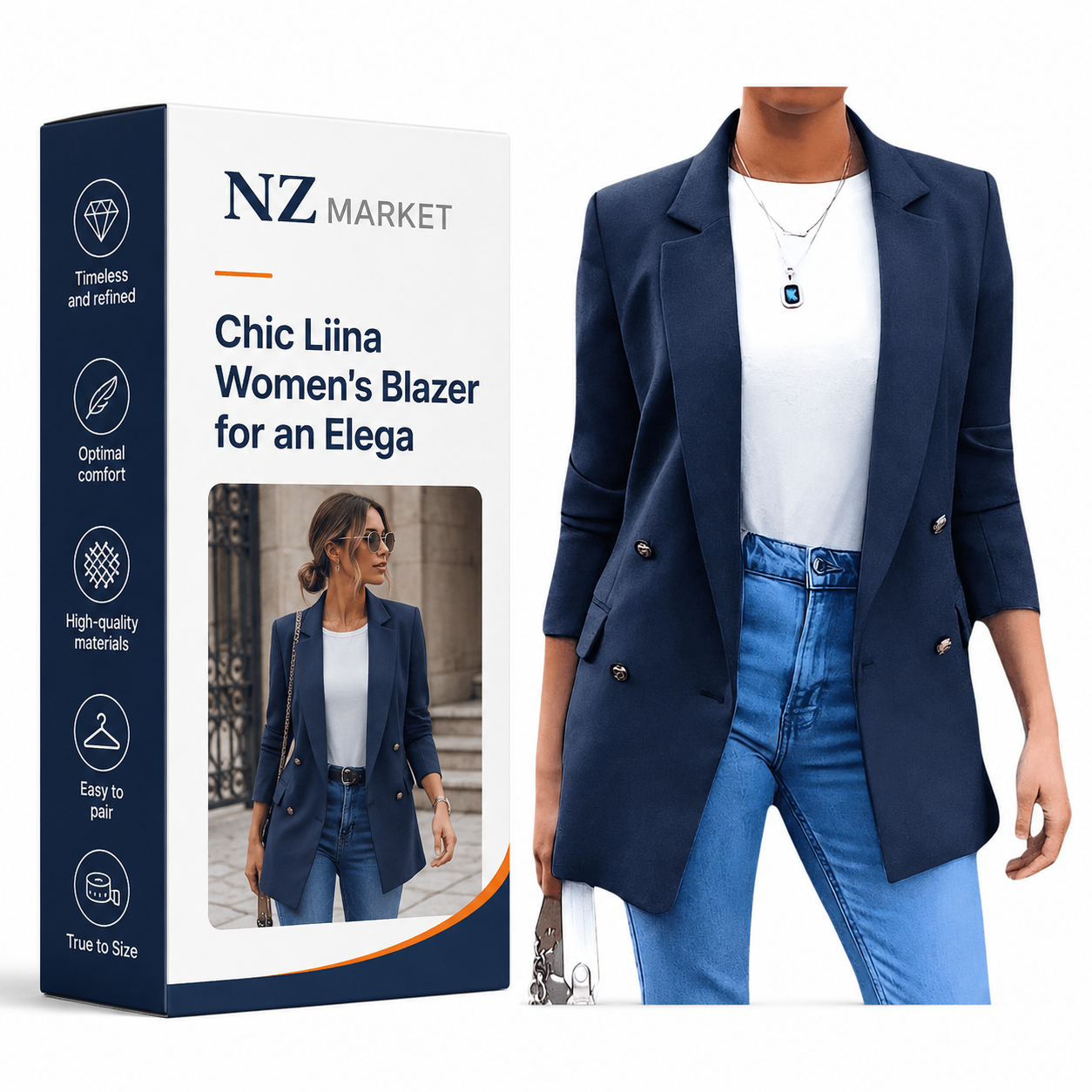 Chic Liina Women's Blazer for an Elegant Look
