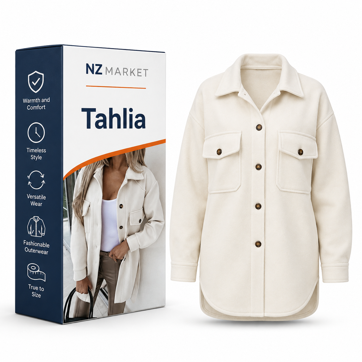 Tahlia - Thicken Wool Jacket