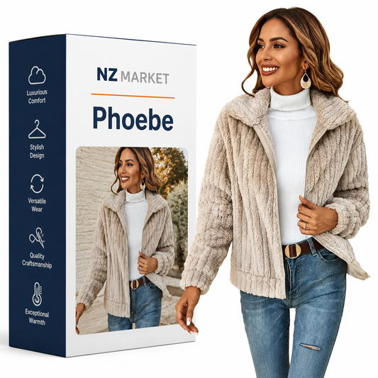 Phoebe - Stylish Plushy Cardigan