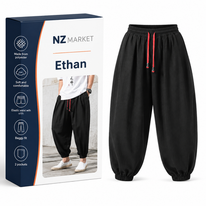 Ethan - Loose Cropped Pants