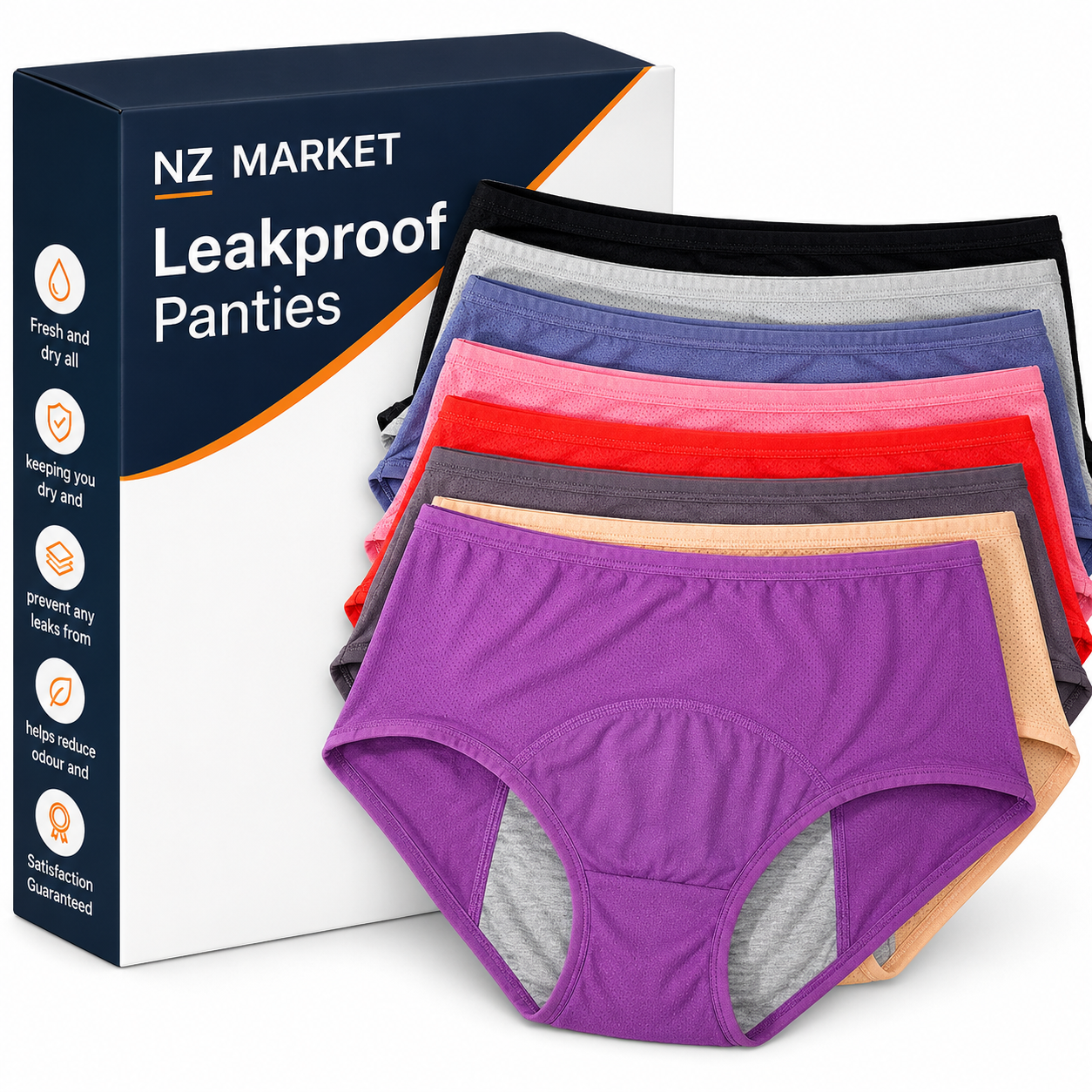 Leakproof Panties - 3 x Pairs Pack