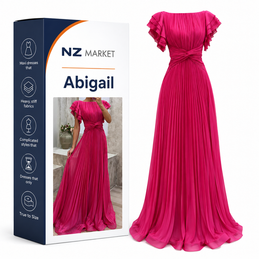 Abigail | Pleated Evening Dress
