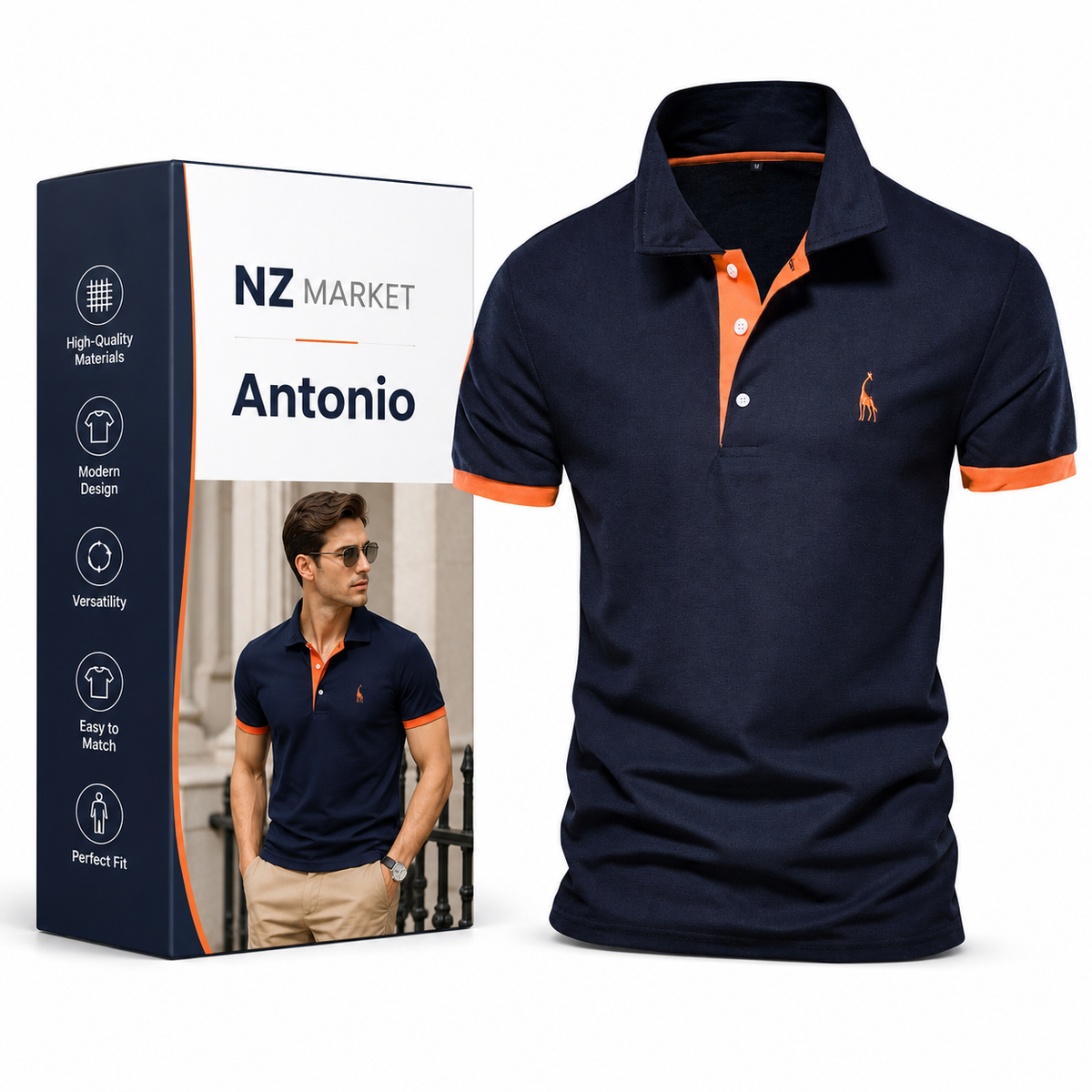 Antonio - Stylish Men's Polo