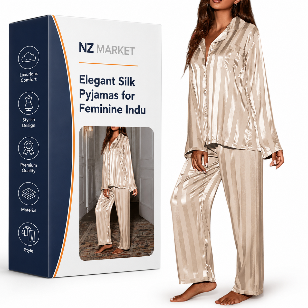 Elegant Silk Pyjamas for Feminine Indulgence