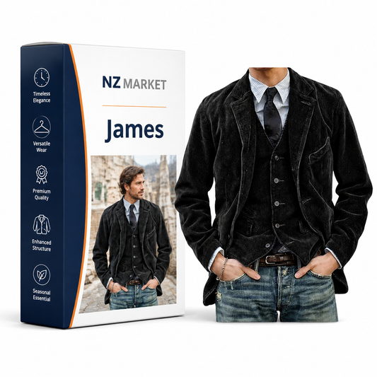 James - Corduroy Suit Jacket