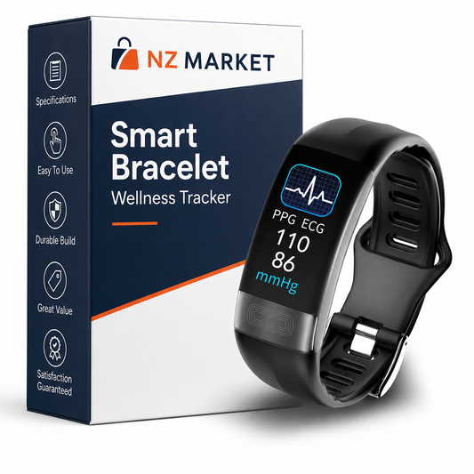 Smart Bracelet Wellness Tracker - Heart Rate, Sleep, and Daily Activity