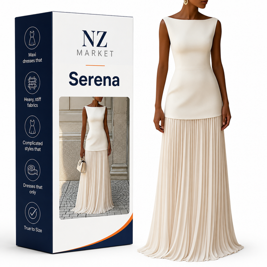Serena | Pleated Maxi Dress