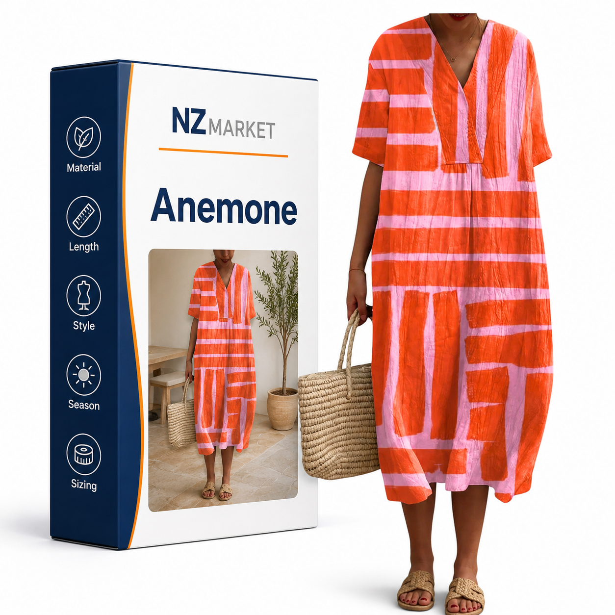 Anemone — Sophisticated Light Casual Dress