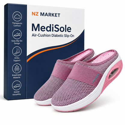 MediSole Air-Cushion Diabetic Slip-On Shoes