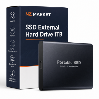 SSD External Hard Drive 1TB