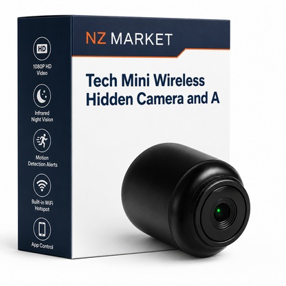 Tech Mini Wireless Hidden Camera and Audio - Tiny Surveillance