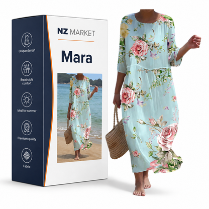 Mara - Elegant Floral Dress