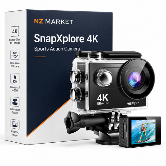 SnapXplore 4K Sports Action Camera