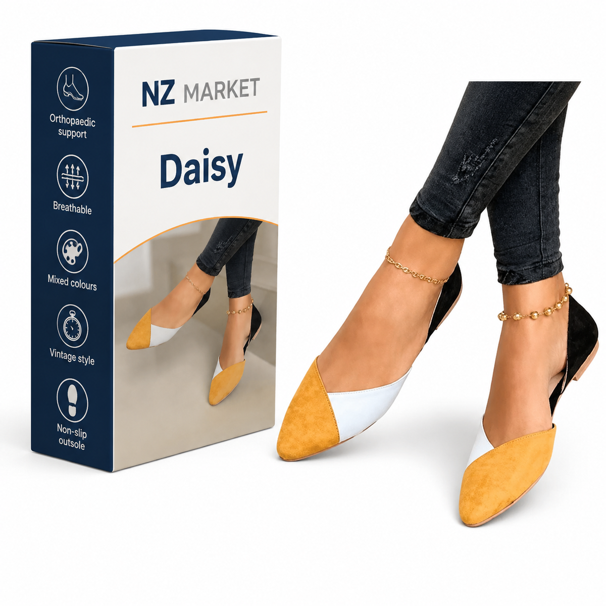 Daisy - Stylish Pointed Toe Casual Sandals