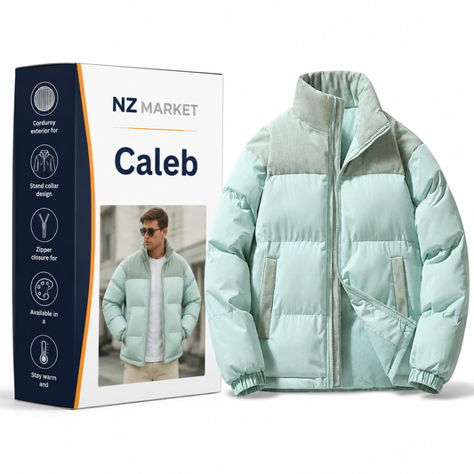 Caleb - Corduroy Cotton-Padded Jacket