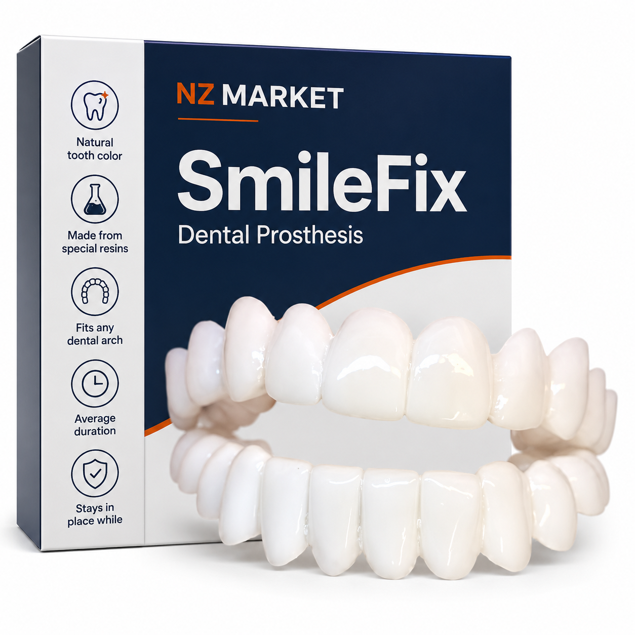 SmileFix Dental Prosthesis - Cosmetic Tooth Overlay