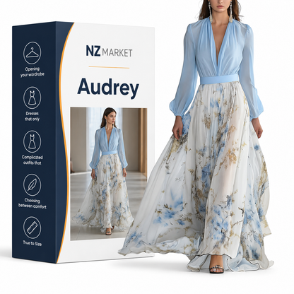 Audrey | Beautiful Maxi Dress with Floral Print