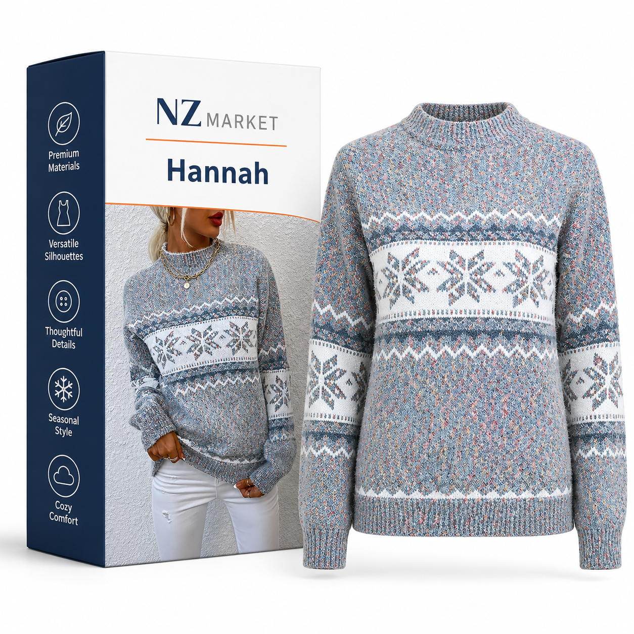 Hannah - Stylish Seasonal Sweater